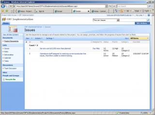 Project Web Access - Issues2